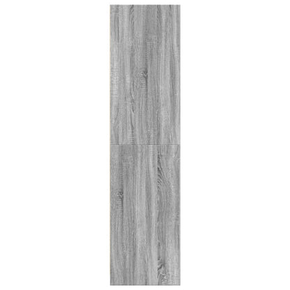 Kleiderschrank Grau Sonoma 30x50x200 cm Holzwerkstoff