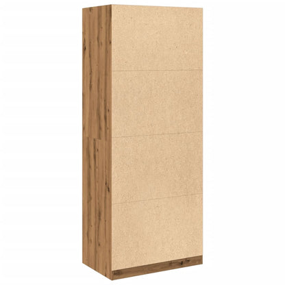 Kleiderschrank Artisan-Eiche 80x50x200 cm Holzwerkstoff