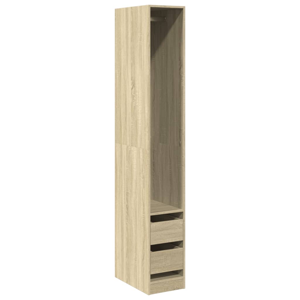 Kleiderschrank Sonoma-Eiche 30x50x200 cm Holzwerkstoff