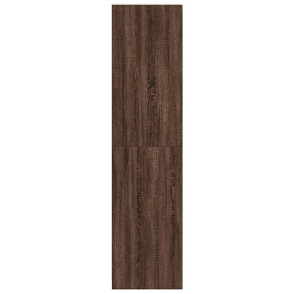 Kleiderschrank Braun Eichen-Optik 30x50x200 cm Holzwerkstoff