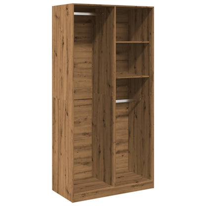 Kleiderschrank Artisan-Eiche 100x50x200 cm Holzwerkstoff