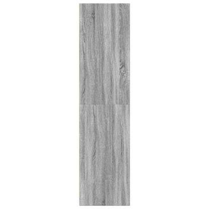 Kleiderschrank Grau Sonoma 30x50x200 cm Holzwerkstoff