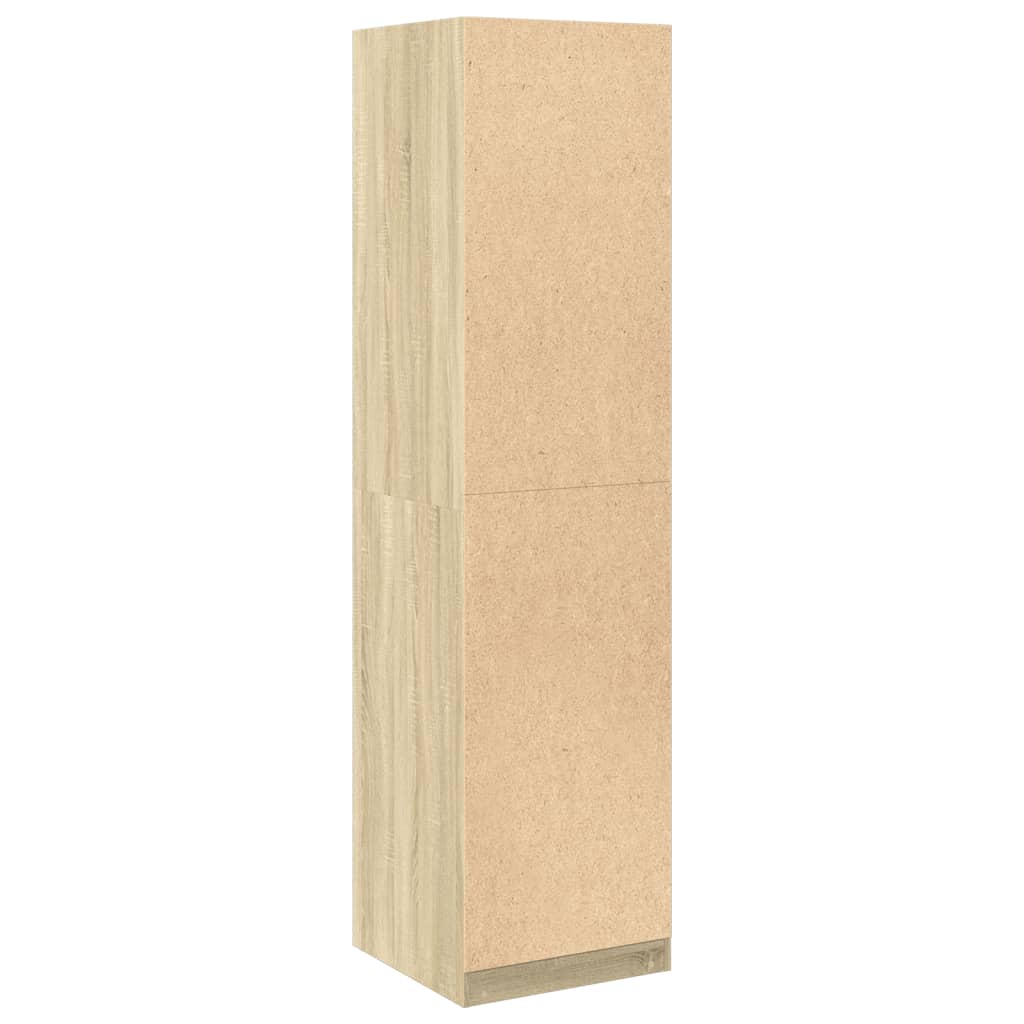 Kleiderschrank Sonoma-Eiche 50x50x200 cm Holzwerkstoff