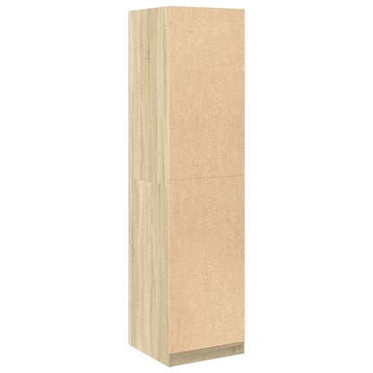 Kleiderschrank Sonoma-Eiche 50x50x200 cm Holzwerkstoff