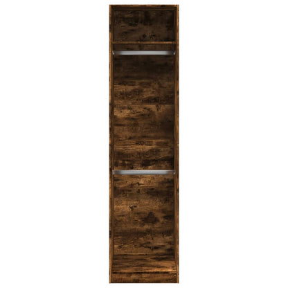 Kleiderschrank Räuchereiche 50x50x200 cm Holzwerkstoff