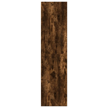 Kleiderschrank Räuchereiche 80x50x200 cm Holzwerkstoffs