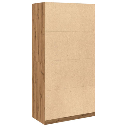 Kleiderschrank Artisan-Eiche 100x50x200 cm Holzwerkstoff