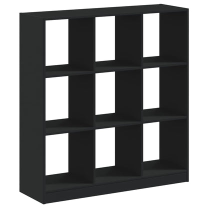 Bücherregal Schwarz 102x32x108 cm Holzwerkstoff