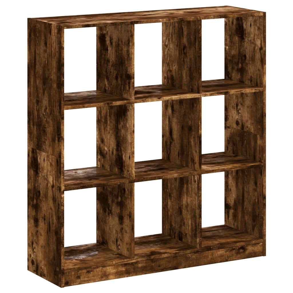 Bücherregal Räuchereiche 102x32x108 cm Holzwerkstoff