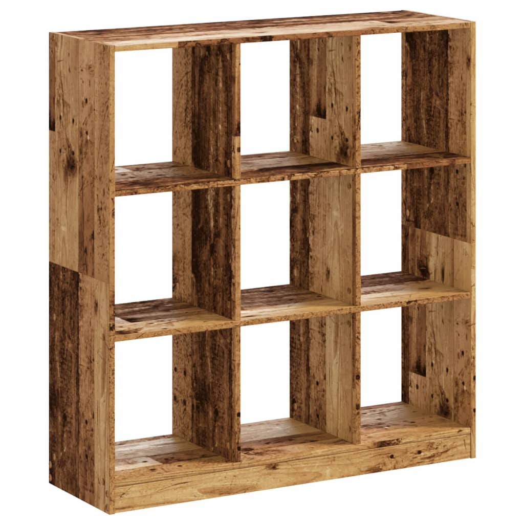 Bücherregal Altholz-Optik 102x32x108 cm Holzwerkstoff