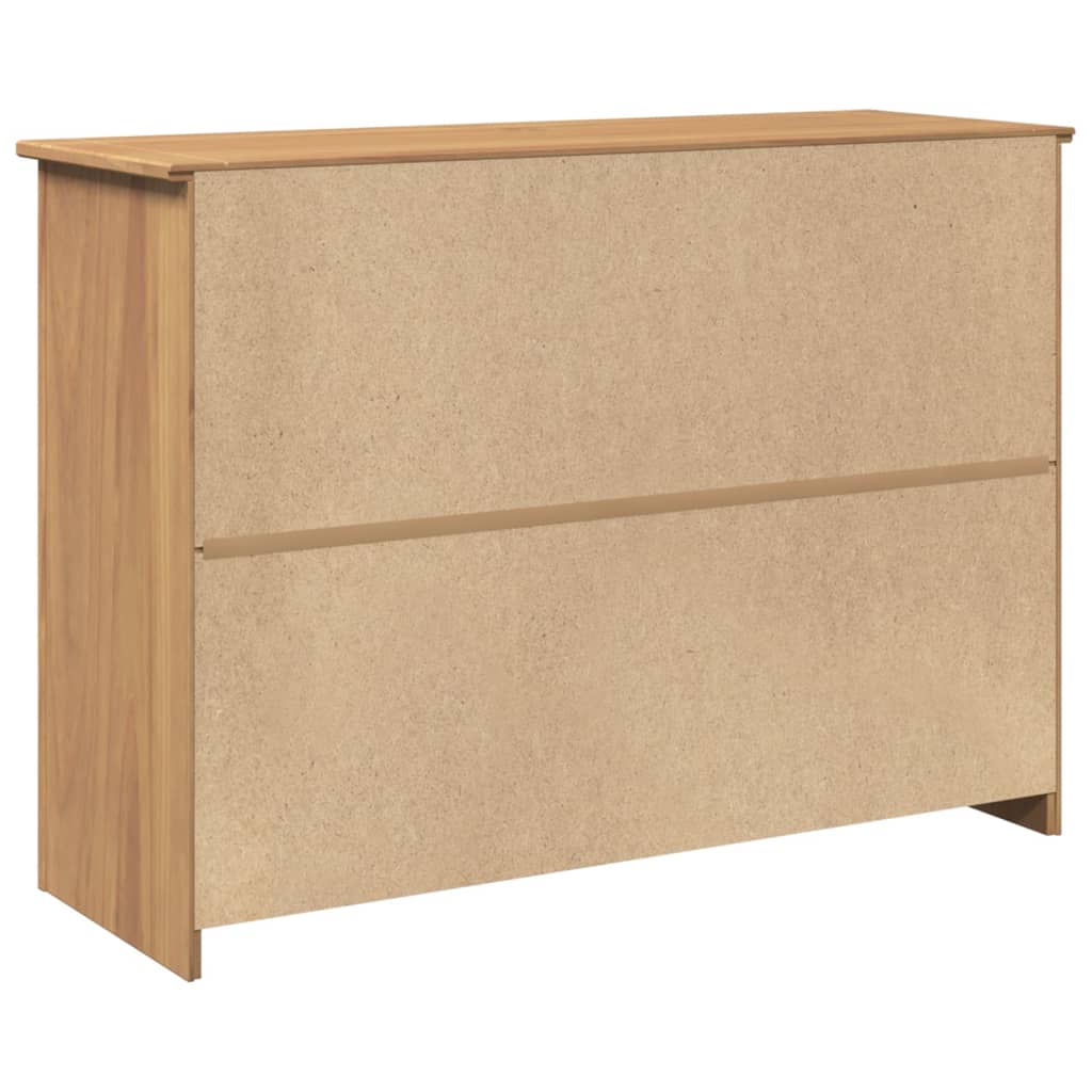 Sideboard mit Schubladen Panama 112x40x80 cm Massivholz Kiefer