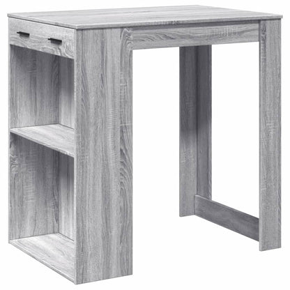 Bartisch Grau Sonoma 102x70x103,5 cm Holzwerkstoff