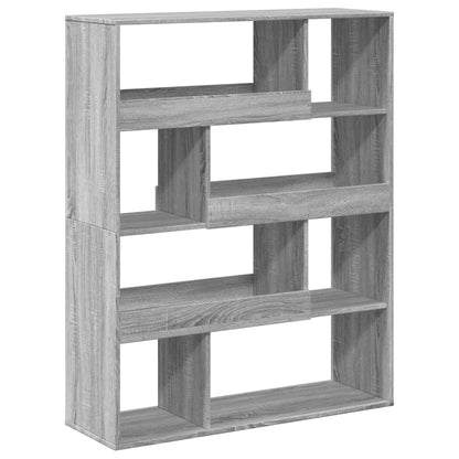 Bücherregal Grau Sonoma 100x33x125,5 cm Holzwerkstoff