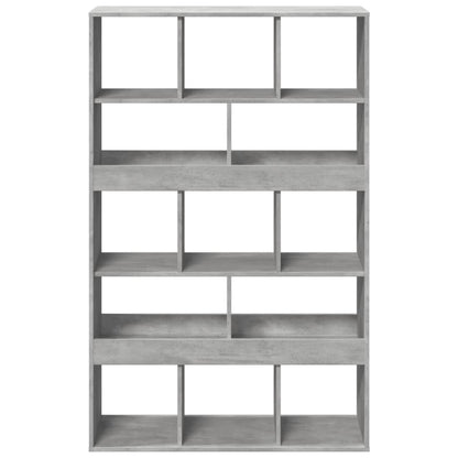 Bücherregal Betongrau 100x33x156,5 cm Holzwerkstoff