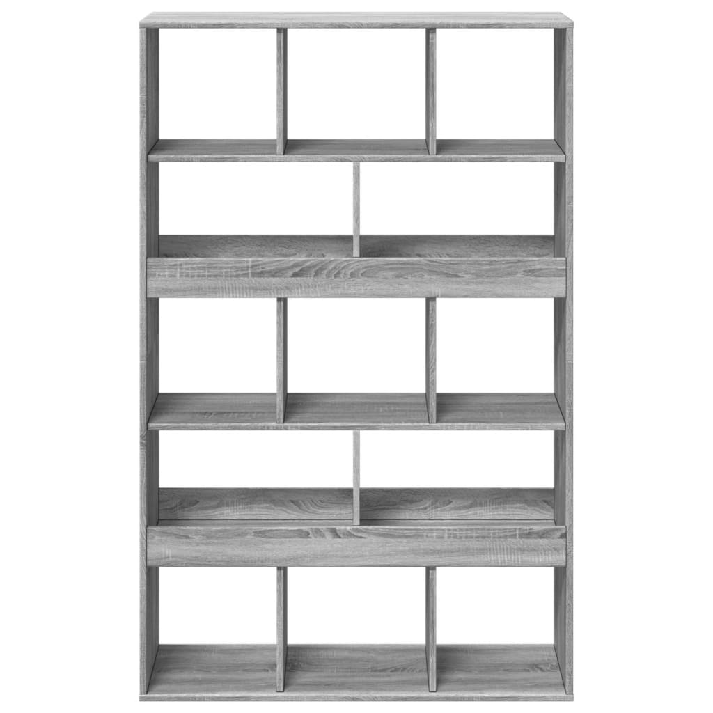 Bücherregal Grau Sonoma 100x33x156,5 cm Holzwerkstoff