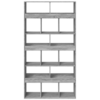 Bücherregal Grau Sonoma 100x33x187,5 cm Holzwerkstoff