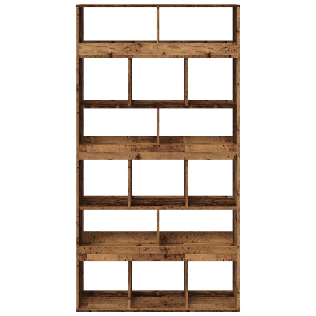 Bücherregal Altholz-Optik 100x33x187,5 cm Holzwerkstoff