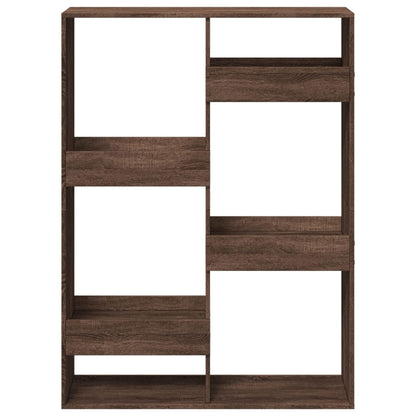 Bücherregal Braun Eichen-Optik 100x33x135 cm Holzwerkstoff