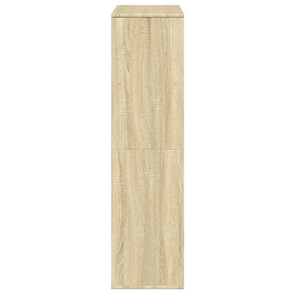 Raumteiler Sonoma-Eiche 100x33x125,5 cm Holzwerkstoff