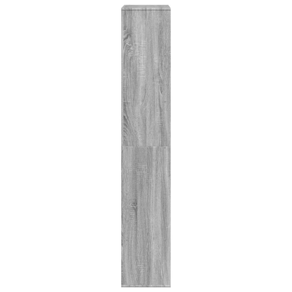 Raumteiler Grau Sonoma 100x33x187,5 cm Holzwerkstoff