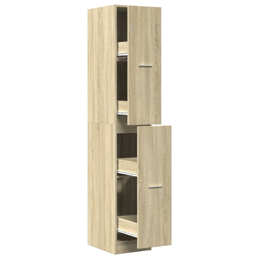 Apothekerschrank Sonoma-Eiche 30x41x174,5 cm Holzwerkstoff