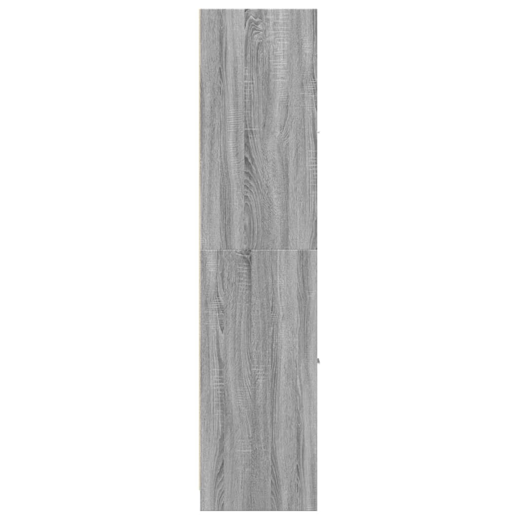 Apothekerschrank Grau Sonoma 30x41x174,5 cm Holzwerkstoff