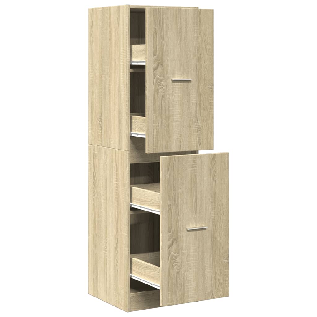 Apothekerschrank Sonoma-Eiche 40x41x144,5 cm Holzwerkstoff