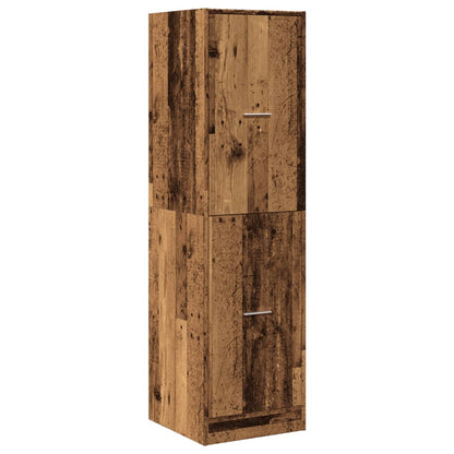 Apothekerschrank Altholz-Optik 40x41x144,5 cm Holzwerkstoff