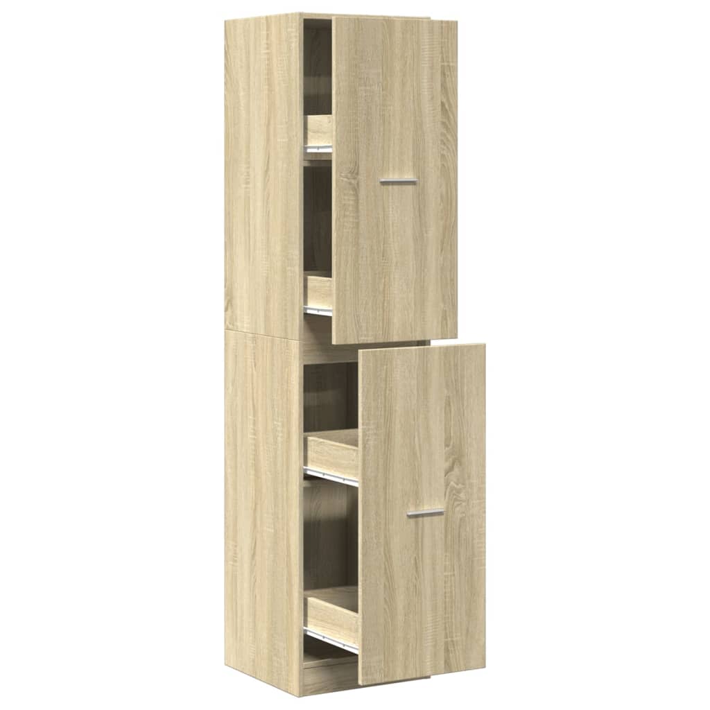 Apothekerschrank Sonoma-Eiche 40x41x174,5 cm Holzwerkstoff