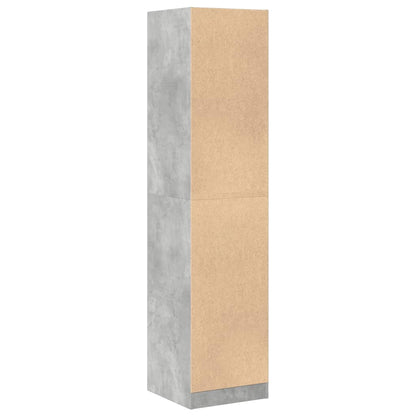 Apothekerschrank Betongrau 40x41x174,5 cm Holzwerkstoff