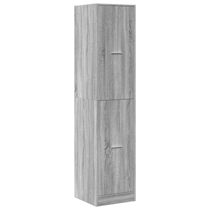 Apothekerschrank Grau Sonoma 40x41x174,5 cm Holzwerkstoff