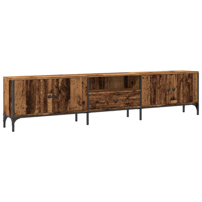 TV-Schrank mit Schublade Altholz-Optik 200x25x44 cm