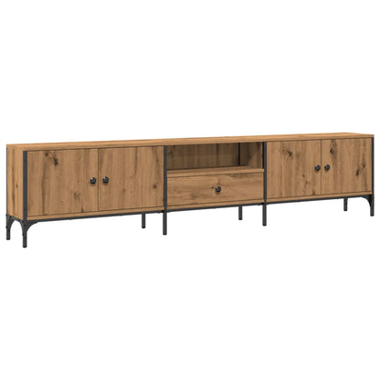 TV-Schrank mit Schublade Artisan-Eiche 200x25x44 cm