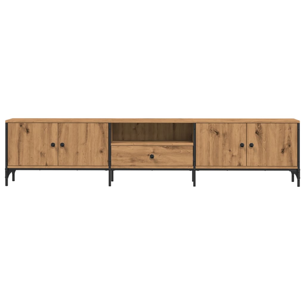 TV-Schrank mit Schublade Artisan-Eiche 200x25x44 cm