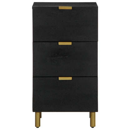 Sideboard Schwarz 40x33x75 cm Holzwerkstoff