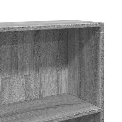 Bücherregal Grau Sonoma 80x30x189 cm Holzwerkstoff