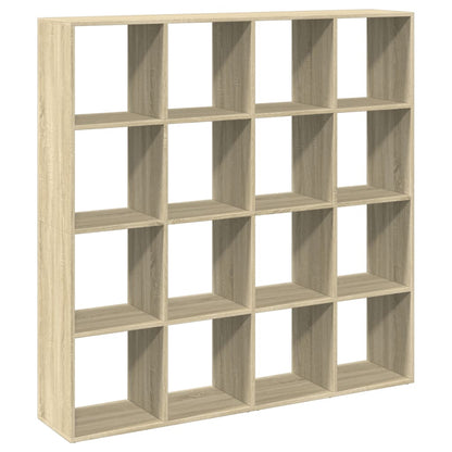 Bücherregal Sonoma-Eiche 137,5x29x137,5 cm Holzwerkstoff