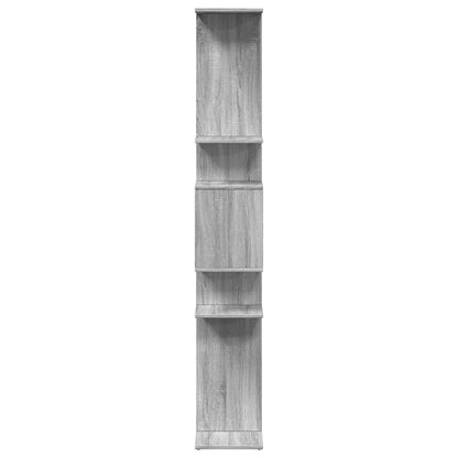 Bücherregal Grau Sonoma 92x29x188 cm Holzwerkstoff