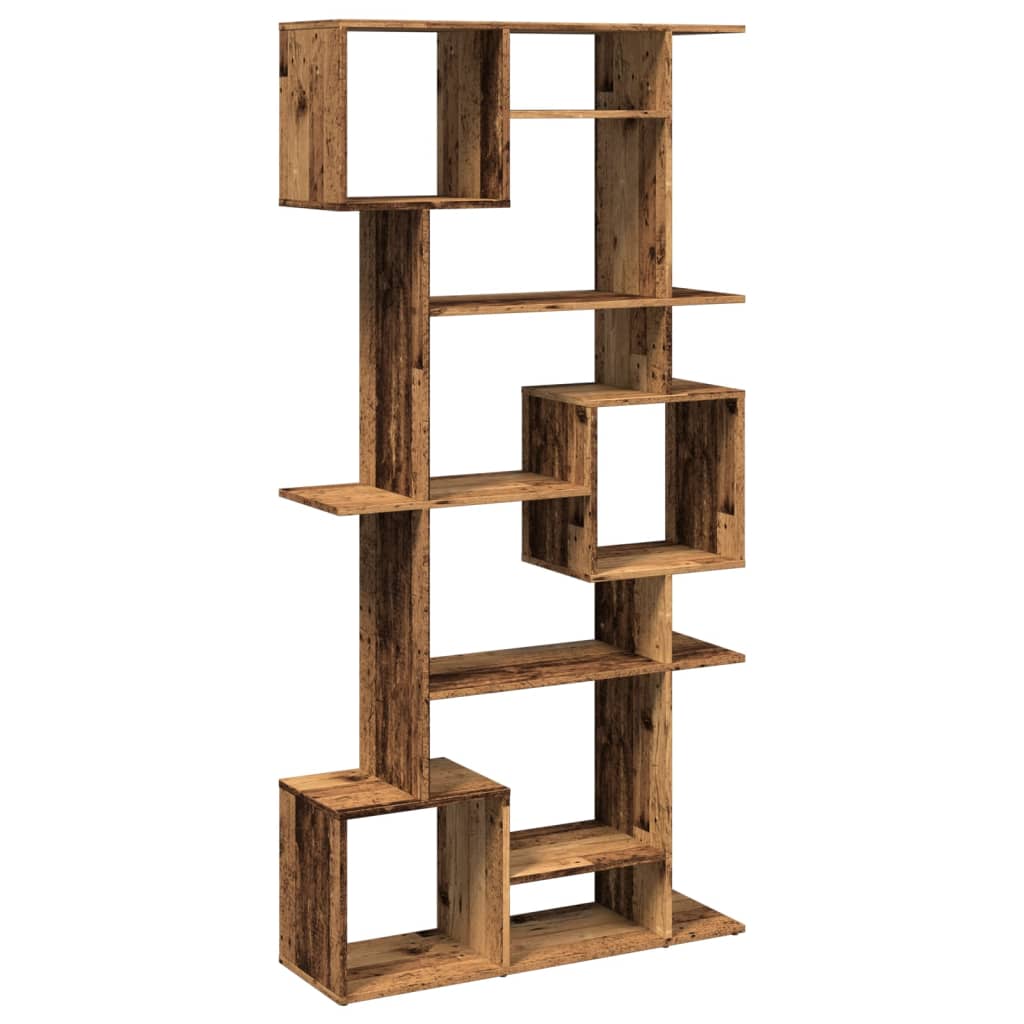 Bücherregal Altholz-Optik 92x29x188 cm Holzwerkstoff