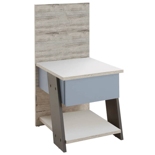 FMD bedside table with 1 drawer 34.2x39x69 cm sand oak look