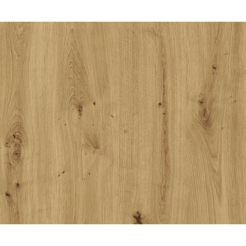 FMD TV cabinet 194.5x39.9x49.2 cm Artisan oak and black