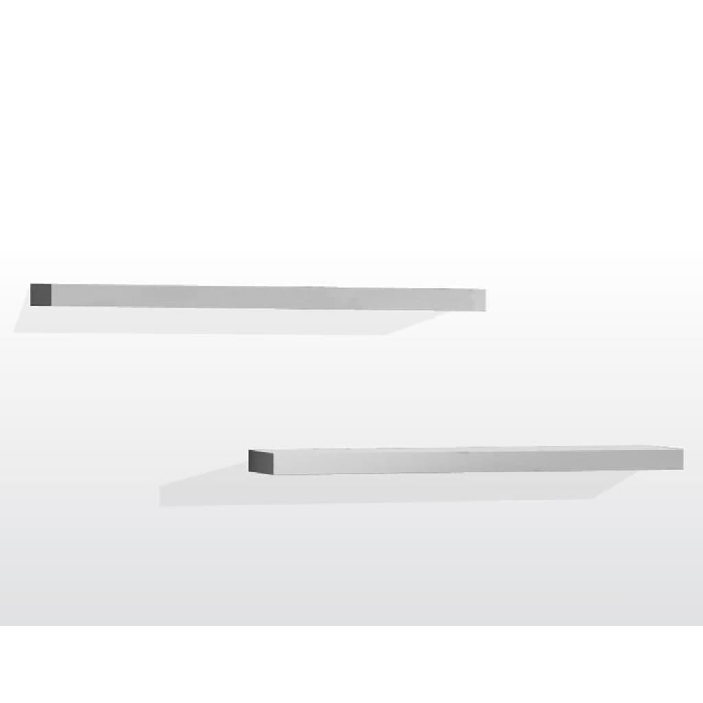 Vipack Wandregal-Set Lara 2 Stk. Holz Weiß