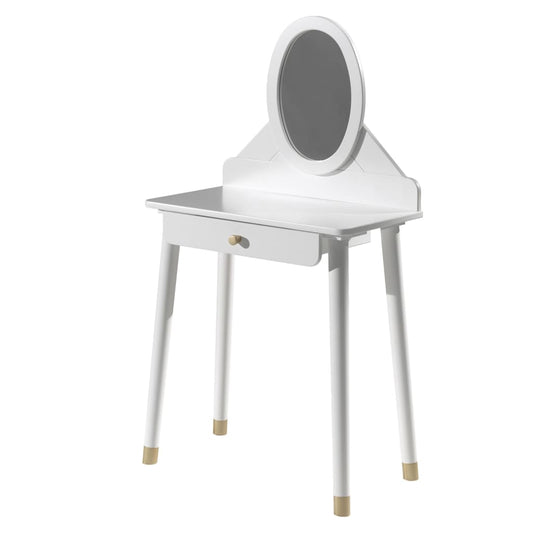 Vipack children's dressing table Billy with mirror wood white