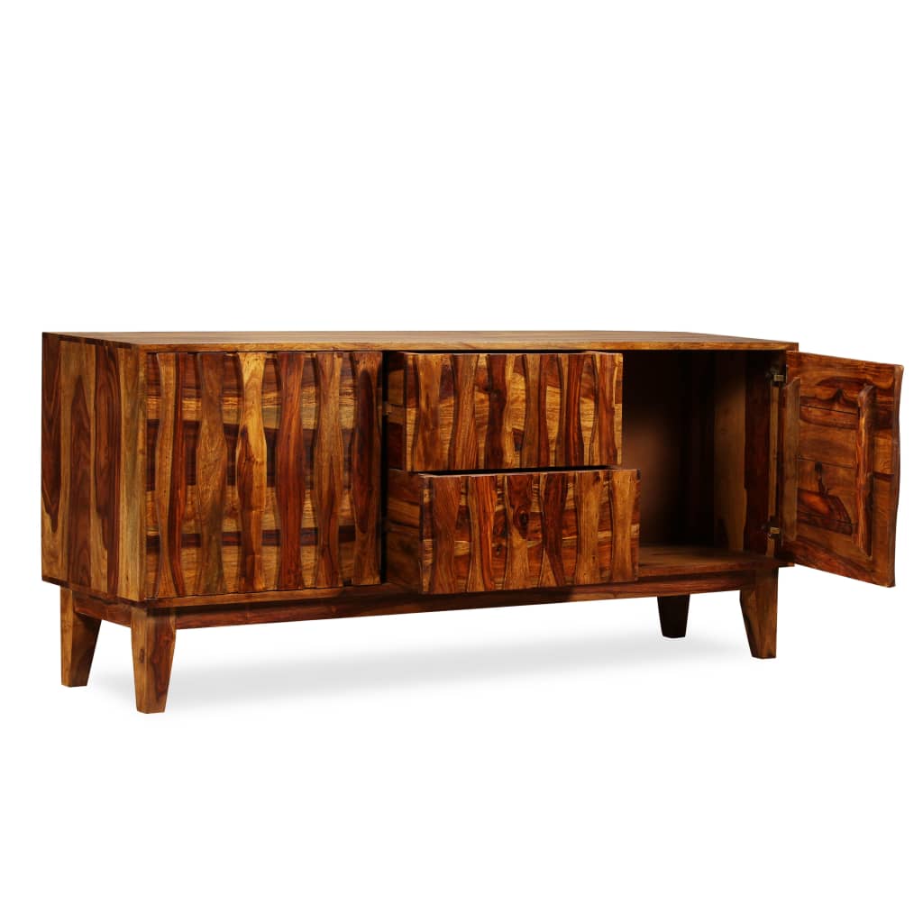 Sideboard solid wood rosewood 160x45x70 cm