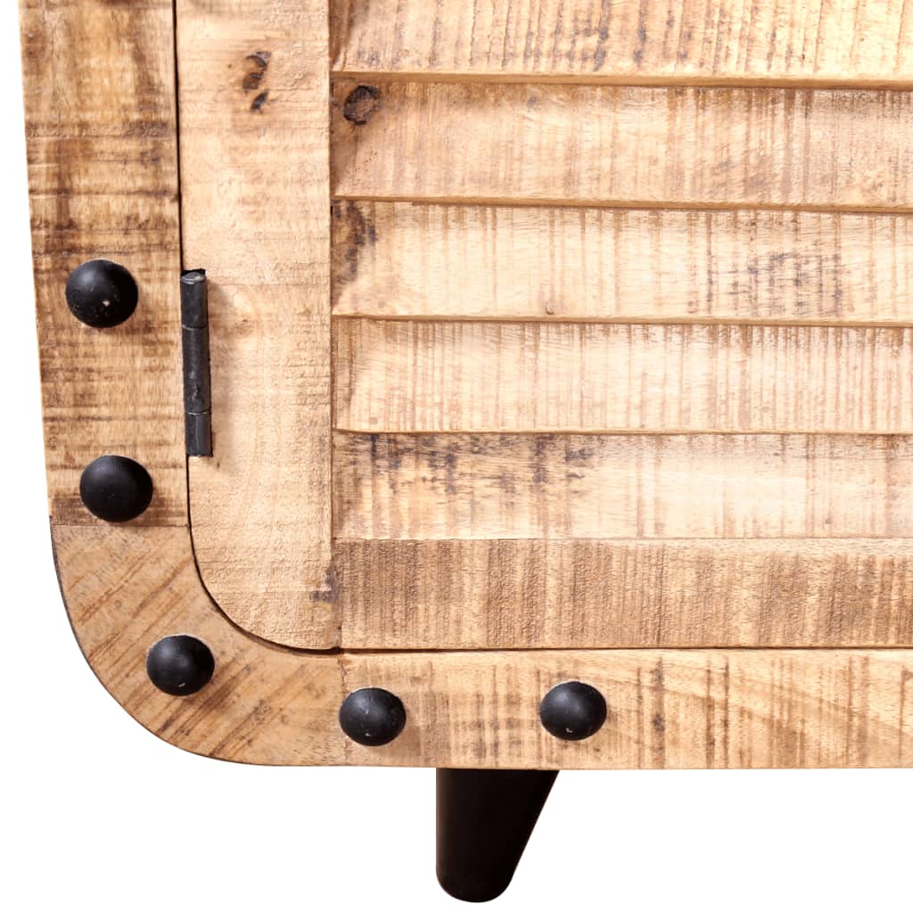 TV cabinet rough mango wood 120 x 30 x 50 cm