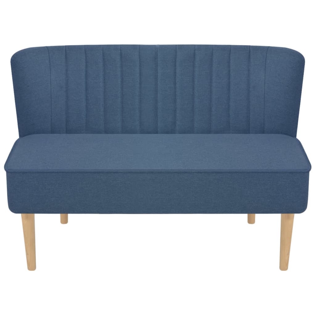 Sofa Stoff 117x55,5x77 cm Blau