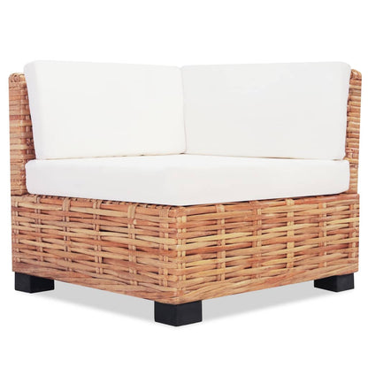 Sofa set 16-piece Natural rattan