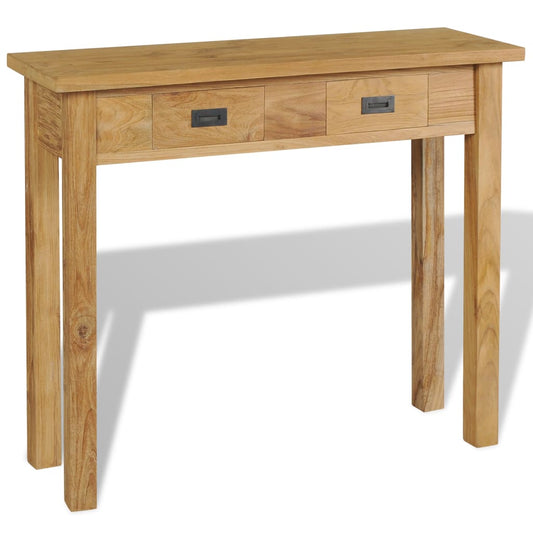 Konsolentisch Massivholz Teak 90x30x80 cm