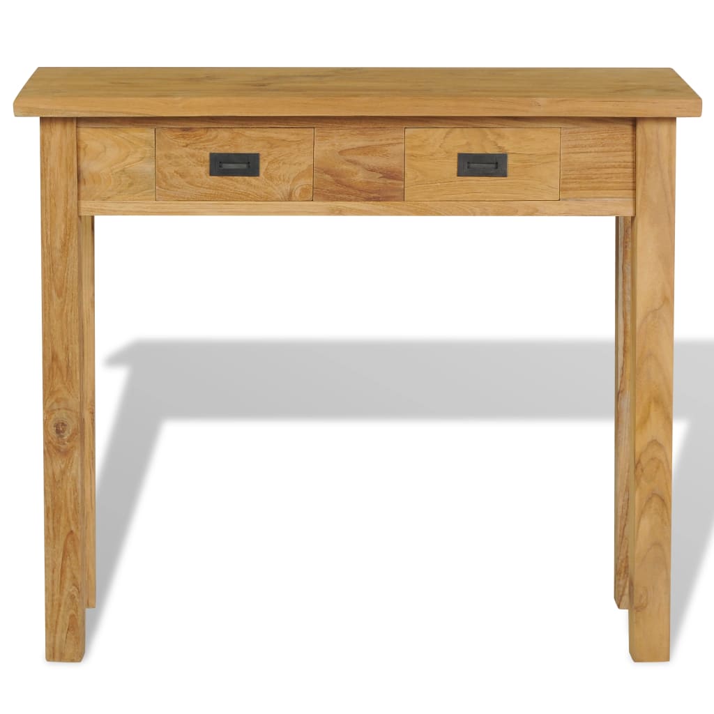 Konsolentisch Massivholz Teak 90x30x80 cm