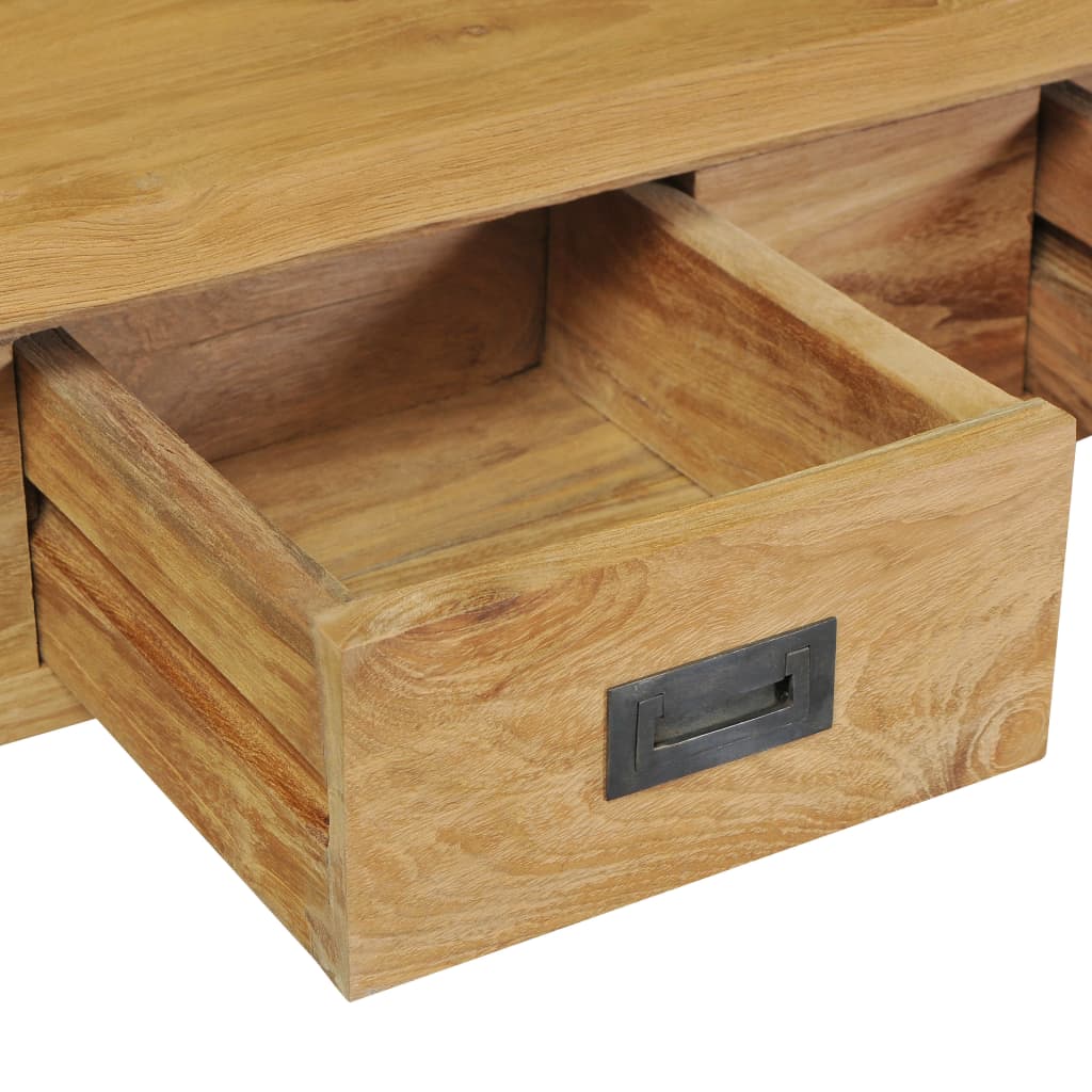 Konsolentisch Massivholz Teak 90x30x80 cm